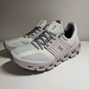 On Running Cloudnova Women's Running Shoes - Light Gray/Pale Pink